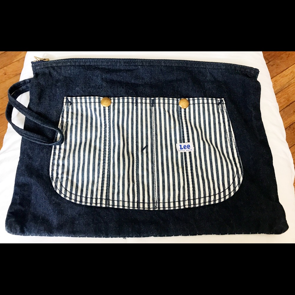 Lee Jeans denim clutch